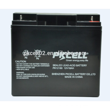 Batería de plomo sellada 12V 18Ah para UPS, AGM, energía de respaldo y otros equipos de iluminación